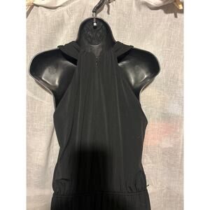 Jenifer Lopez sz Small Black Halter Pants suit Jumper